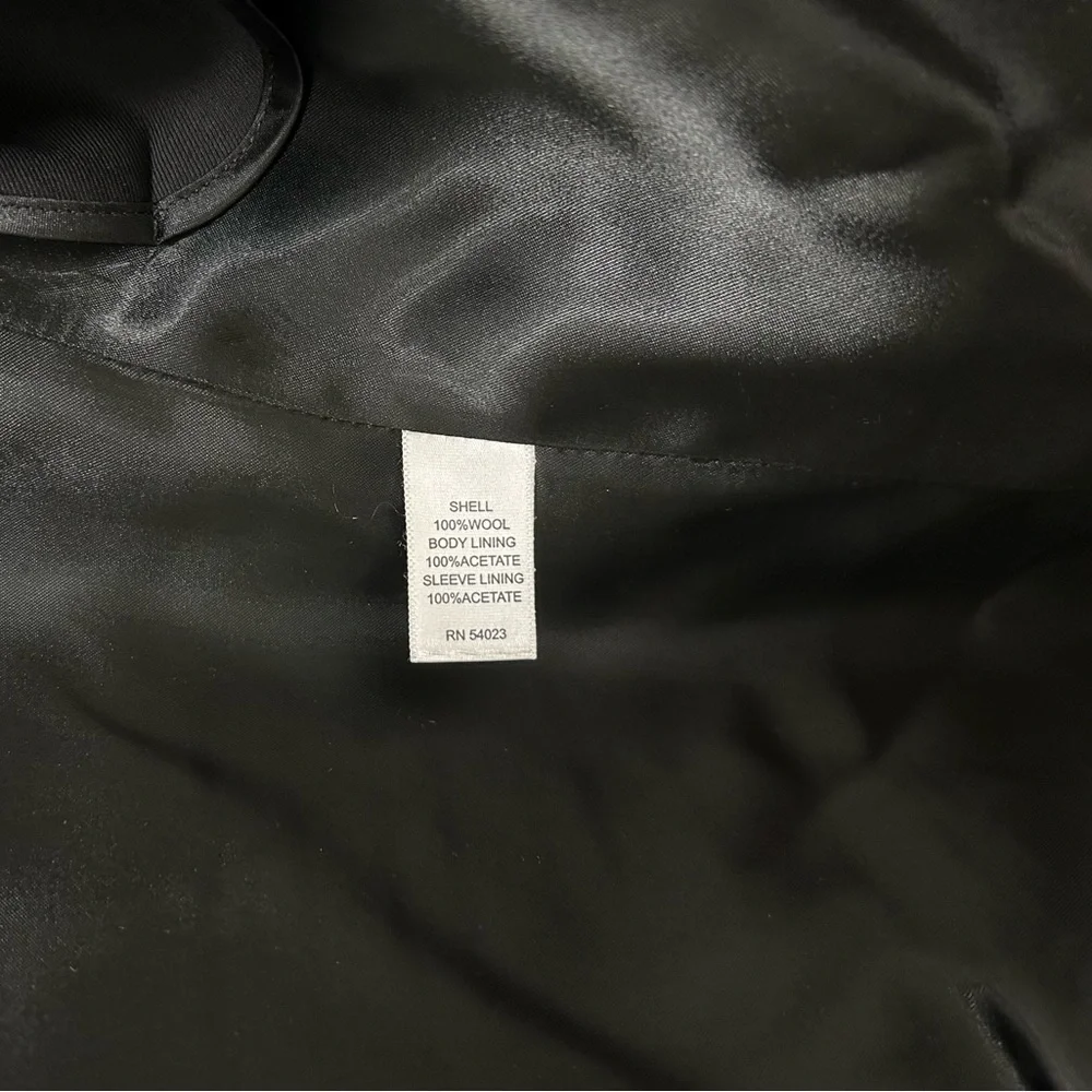 Banana Republic Black Wool Men’s Suit 40S Blazer & 34x34 Dress Pants